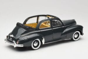 Peugeot 203 Cabriolet Zwart Solido 1:18 8156 Metaal — afbeelding 3 van 8