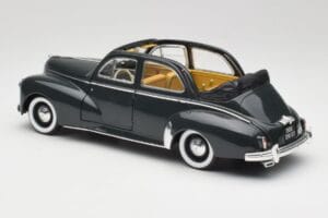 Peugeot 203 Cabriolet Zwart Solido 1:18 8156 Metaal — afbeelding 7 van 8