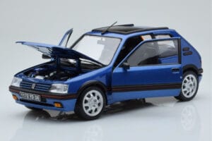 Peugeot 205 GTi 1.9 Met Schuifdak Miami Blauw Norev 1:18 184844 Metaal — afbeelding 2 van 8