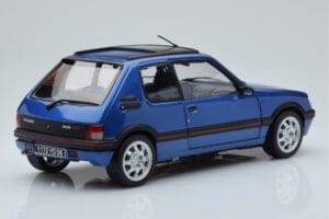 Peugeot 205 GTi 1.9 Met Schuifdak Miami Blauw Norev 1:18 184844 Metaal — afbeelding 3 van 8