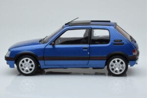 Peugeot 205 GTi 1.9 Met Schuifdak Miami Blauw Norev 1:18 184844 Metaal — afbeelding 4 van 8