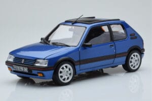 Peugeot 205 GTi 1.9 Met Schuifdak Miami Blauw Norev 1:18 184844 Metaal