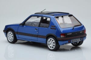 Peugeot 205 GTi 1.9 Met Schuifdak Miami Blauw Norev 1:18 184844 Metaal — afbeelding 7 van 8