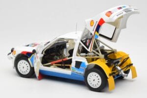 Peugeot 205 T16 #2 A. Vatanen / T. Harryman Rally Monte Carlo 1985 Norev 1:18 184864 Metaal — afbeelding 5 van 8