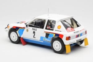 Peugeot 205 T16 #2 A. Vatanen / T. Harryman Rally Monte Carlo 1985 Norev 1:18 184864 Metaal — afbeelding 7 van 8