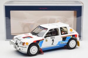 Peugeot 205 T16 #2 A. Vatanen / T. Harryman Rally Monte Carlo 1985 Norev 1:18 184864 Metaal — afbeelding 8 van 8