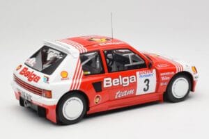 Peugeot 205 T16 #3 B. Darniche / A. Mahe Rally Ypres 1985 IXO 1:18 18RMC135 Metaal — afbeelding 2 van 6