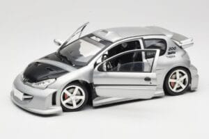 Peugeot 206 MTK Zilver Solido 1:18 1817 Metaal — afbeelding 2 van 8