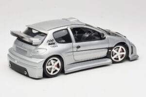 Peugeot 206 MTK Zilver Solido 1:18 1817 Metaal — afbeelding 3 van 8