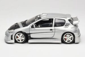 Peugeot 206 MTK Zilver Solido 1:18 1817 Metaal — afbeelding 4 van 8
