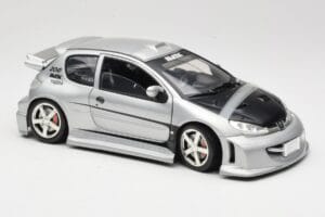 Peugeot 206 MTK Zilver Solido 1:18 1817 Metaal — afbeelding 6 van 8