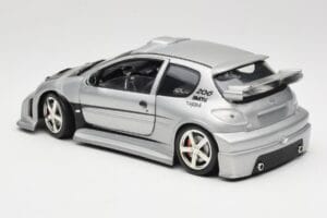 Peugeot 206 MTK Zilver Solido 1:18 1817 Metaal — afbeelding 7 van 8