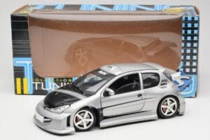 Peugeot 206 MTK Zilver Solido 1:18 1817 Metaal — afbeelding 8 van 8