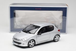 Peugeot 206 RC Aluminium Zilver Norev 1:18 184726 Metaal — afbeelding 8 van 8