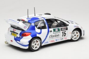 Peugeot 206 WRC #15 G. Panizzi / H. Panizzi WRC 1999 Solido 1:18 9016 Metaal — afbeelding 3 van 8