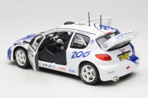 Peugeot 206 WRC #15 G. Panizzi / H. Panizzi WRC 1999 Solido 1:18 9016 Metaal — afbeelding 5 van 8