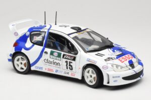 Peugeot 206 WRC #15 G. Panizzi / H. Panizzi WRC 1999 Solido 1:18 9016 Metaal — afbeelding 6 van 8