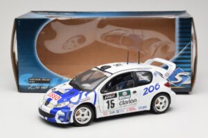 Peugeot 206 WRC #15 G. Panizzi / H. Panizzi WRC 1999 Solido 1:18 9016 Metaal — afbeelding 8 van 8