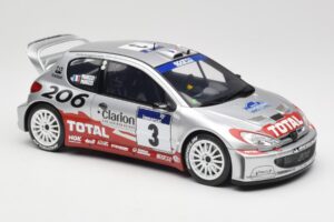 Peugeot 206 WRC #3 G. Panizzi / H. Panizzi Rally Tour de Corse 2002 Otto 1:18 OT1085 Hars — afbeelding 4 van 6