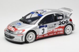 Peugeot 206 WRC #3 G. Panizzi / H. Panizzi Rally Tour de Corse 2002 Otto 1:18 OT1085 Hars