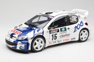 Peugeot 206 WRC G. Panizzi / H. Panizzi Tour de Corse 1999 Otto 1:12 G081 Hars