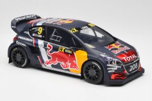 Peugeot 208 WRX #9 S. Loeb World RX of Belgium 2018 Otto 1:18 OT455 Hars — afbeelding 4 van 6