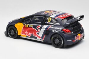 Peugeot 208 WRX #9 S. Loeb World RX of Belgium 2018 Otto 1:18 OT455 Hars — afbeelding 5 van 6
