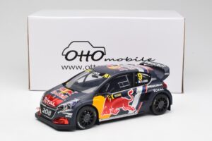 Peugeot 208 WRX #9 S. Loeb World RX of Belgium 2018 Otto 1:18 OT455 Hars — afbeelding 6 van 6