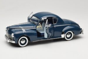 Peugeot 302 Coupe Blauw Solido 1:18 8168 Metaal — afbeelding 2 van 8