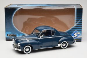 Peugeot 302 Coupe Blauw Solido 1:18 8168 Metaal — afbeelding 8 van 8