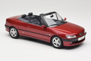 Peugeot 306 Cabriolet Rood Otto 1:18 OT042 Hars — afbeelding 4 van 6