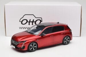 Peugeot 308 GT P5 Elixir Red Otto 1:18 OT1140 Hars — afbeelding 6 van 6