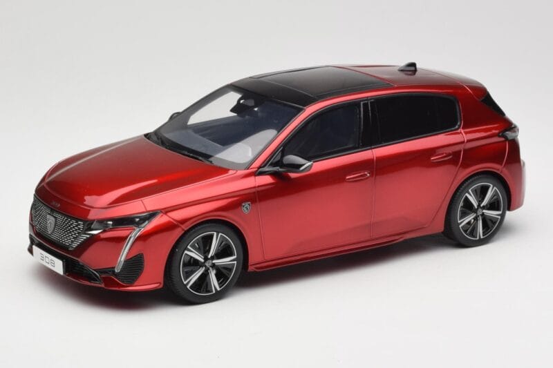 Peugeot 308 GT P5 Elixir Red Otto 1:18 OT1140 Hars