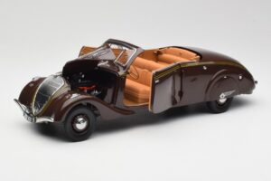 Peugeot 402 Eclipse Chocolade Norev 1:18 184873 Metaal — afbeelding 2 van 12
