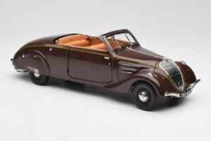 Peugeot 402 Eclipse Chocolade Norev 1:18 184873 Metaal — afbeelding 11 van 12