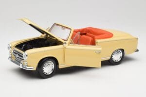 Peugeot 403 Cabriolet Zandgeel Solido 1:18 8165 Metaal — afbeelding 2 van 8