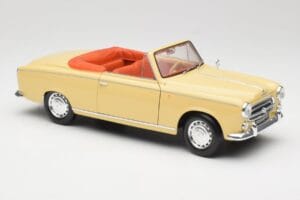 Peugeot 403 Cabriolet Zandgeel Solido 1:18 8165 Metaal — afbeelding 6 van 8