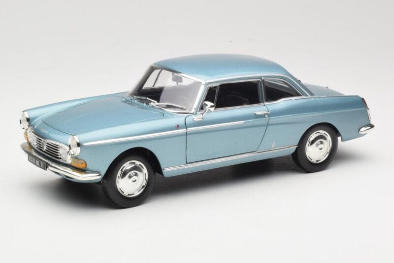 Peugeot 404 Coupe Blauw Norev 1:18 184745 Metaal