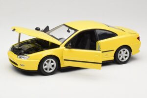 Peugeot 406 Coupe Geel Gate 1:18 01022 Metaal — afbeelding 2 van 8