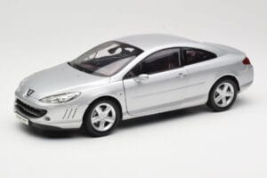 Peugeot 407 Coupe Zilver Norev 1:18 184747 Metaal