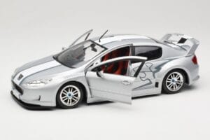 Peugeot 407 Racing Zilver Solido 1:18 90642 Metaal — afbeelding 2 van 8