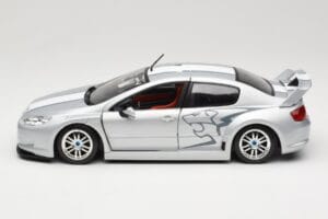 Peugeot 407 Racing Zilver Solido 1:18 90642 Metaal — afbeelding 4 van 8