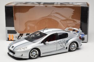 Peugeot 407 Racing Zilver Solido 1:18 90642 Metaal — afbeelding 8 van 8