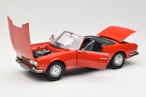 Peugeot 504 Cabriolet Rood Norev 1:18 184754 Metaal — afbeelding 2 van 8