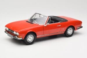 Peugeot 504 Cabriolet Rood Norev 1:18 184754 Metaal