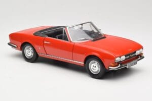 Peugeot 504 Cabriolet Rood Norev 1:18 184754 Metaal — afbeelding 6 van 8