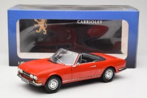 Peugeot 504 Cabriolet Rood Norev 1:18 184754 Metaal — afbeelding 8 van 8