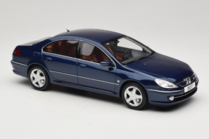 Peugeot 607 Phase II 3.0 V6 Blauw Otto 1:18 OT485 Hars — afbeelding 4 van 6
