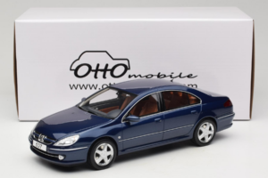 Peugeot 607 Phase II 3.0 V6 Blauw Otto 1:18 OT485 Hars — afbeelding 6 van 6