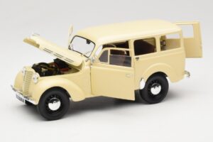 Peugeot Partner Moka Brown Norev 1:18 184894 Metaal — afbeelding 2 van 8